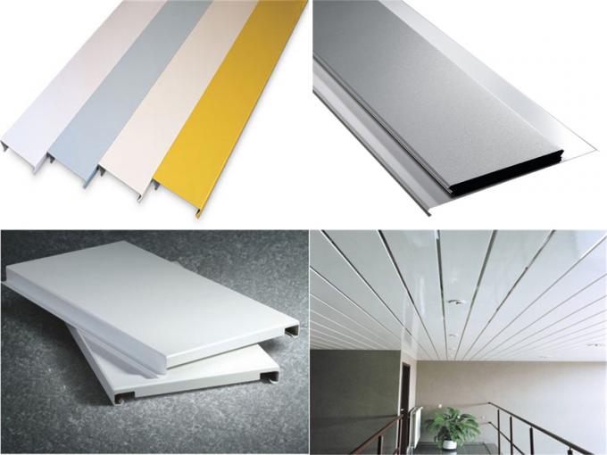Perforation Pattern Linear Metal Strip Ceiling Suspension System