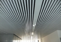 Exhibition Subway Stations Anti Corrosion 0.45mm Metal Baffle Ceiling