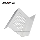 suspended ceiling curved perforated acoustic panels