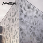 special pattern perforated aluminum solid panels for indoor decoration