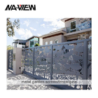 Solid Residential SS Ornamental Metal Fencing Panels