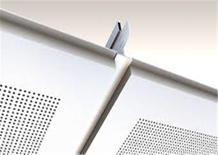 White Suspended Ceiling Tiles Heat Insulation For Office