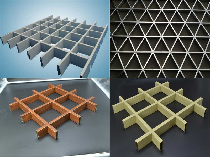 Aluminum Open Cell Ceiling For Decoration Aluminum Grid Ceiling