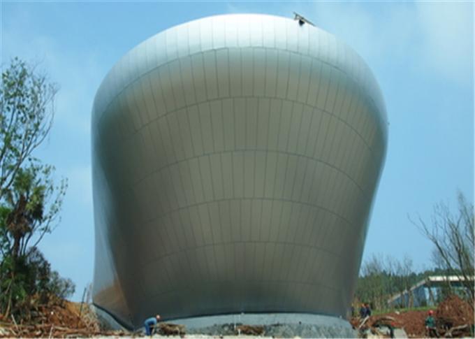 Recyclable Curved Metal Roof Panels , Curved Suspended Ceiling Irregular Shape
