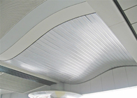 0.7mm Non Flammable Aluminium Linear Ceiling For Subway