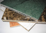 Construction Wood Grain Metal 0.8mm Honeycomb Wall Panels Marine
