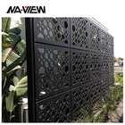 Metal Privacy Screen Laser Cut Decorative Steel Privacy Panel Metal Fencing