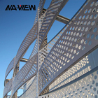 OEM customized decorative materials aluminum perforated metal wall cladding panels