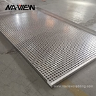Heat Insulation Perforated 603x603mm Aluminum Suspended Ceiling