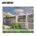 New Design Ornamental Custom Garden Low Metal Short Small Metal Garden Fence Panels