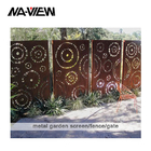 Outdoor PVDF Steel Privacy Decorative Metal Fence Panels