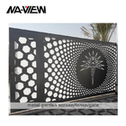 House Security Decorative Metal Fence Panels 6m Height