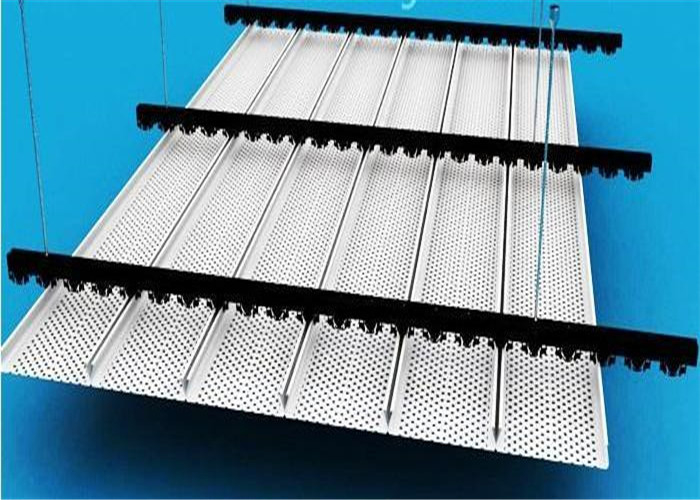 0.7mm Non Flammable Aluminium Linear Ceiling For Subway