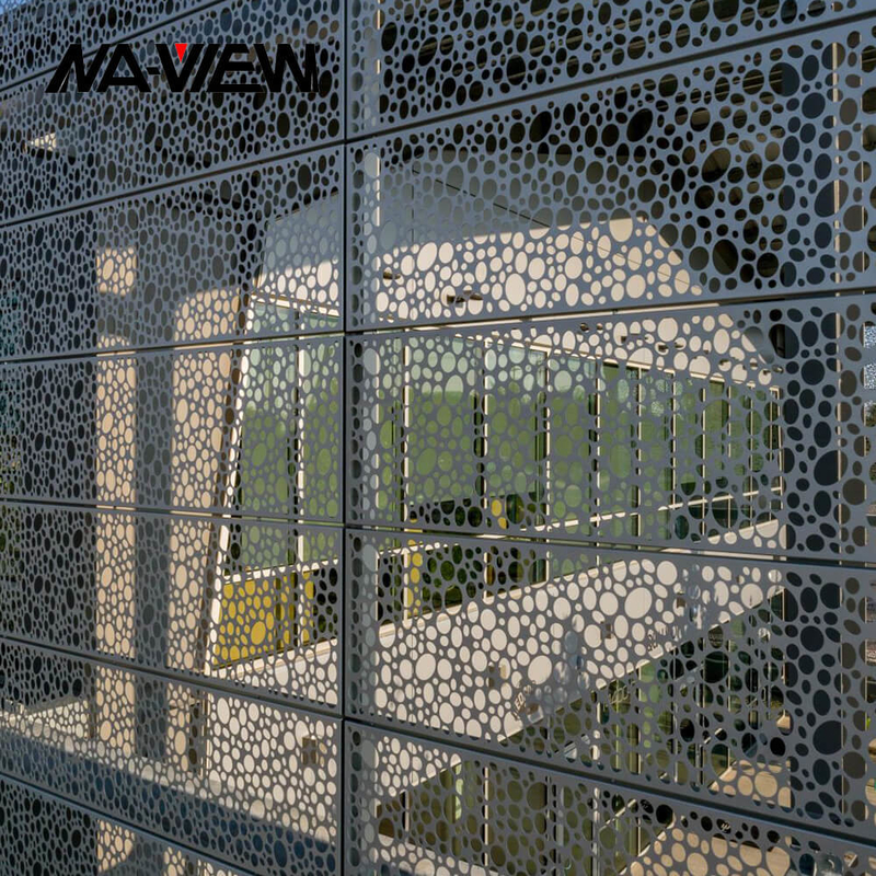0.3mm Punched Perforated Metal Sheet Cladding Wire Mesh