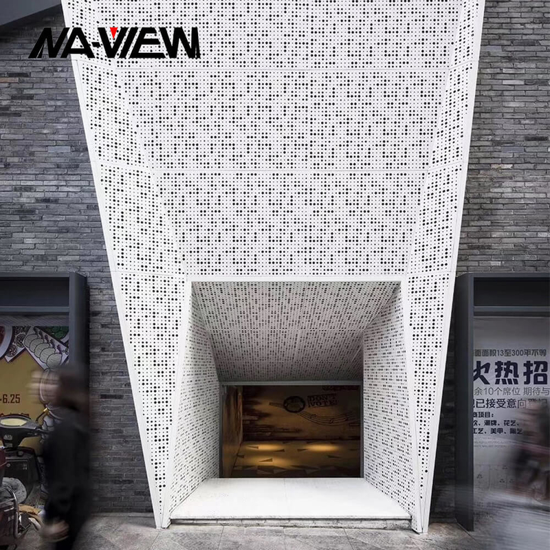 SGS Aluminum Alloy Carved Perforated Metal Wall Panel
