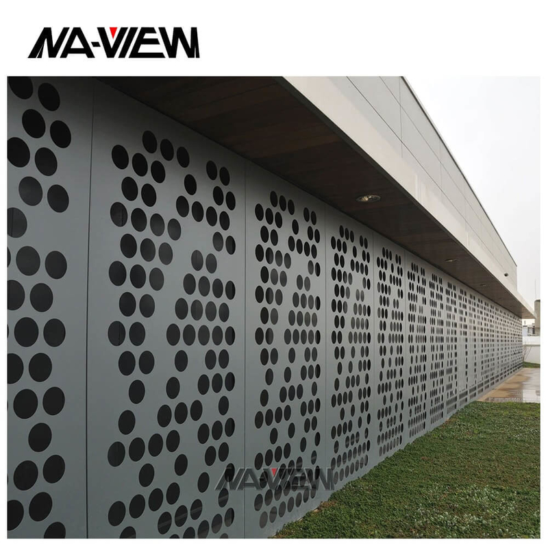 Multifunctional Decorative Wall Panels Perforated Aluminum Sheet Screen