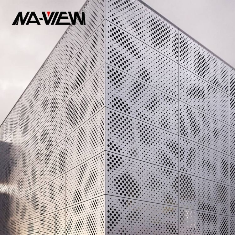 Customization 1.0mm Decorative Metal Sheets With Perforated Patterned Openings