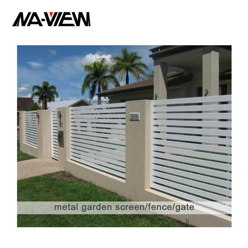 Ornamental Custom Laser Cut Aluminium Hot Sales Custom Metal Border Edging Fence